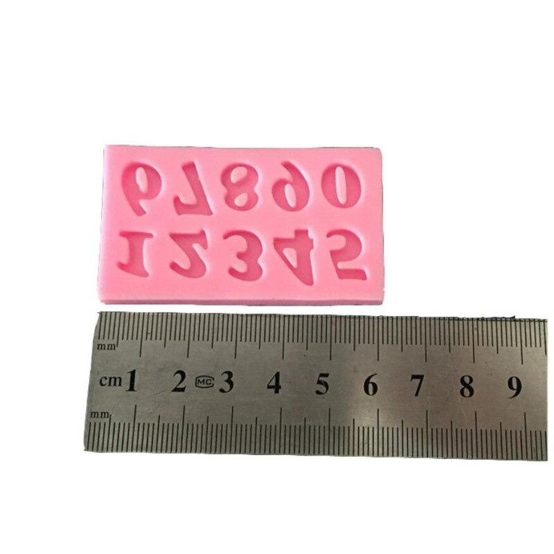 0 To 9 Numbers Silicone Fondant Mold