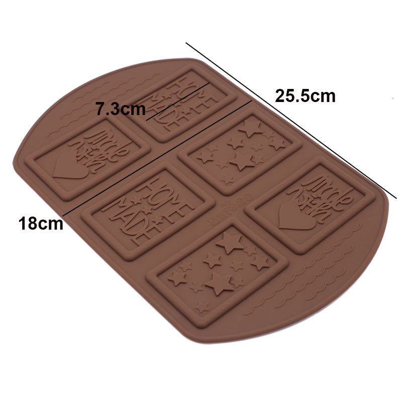 Mini Frames Silicone Chocolate Mold 6 Cavity
