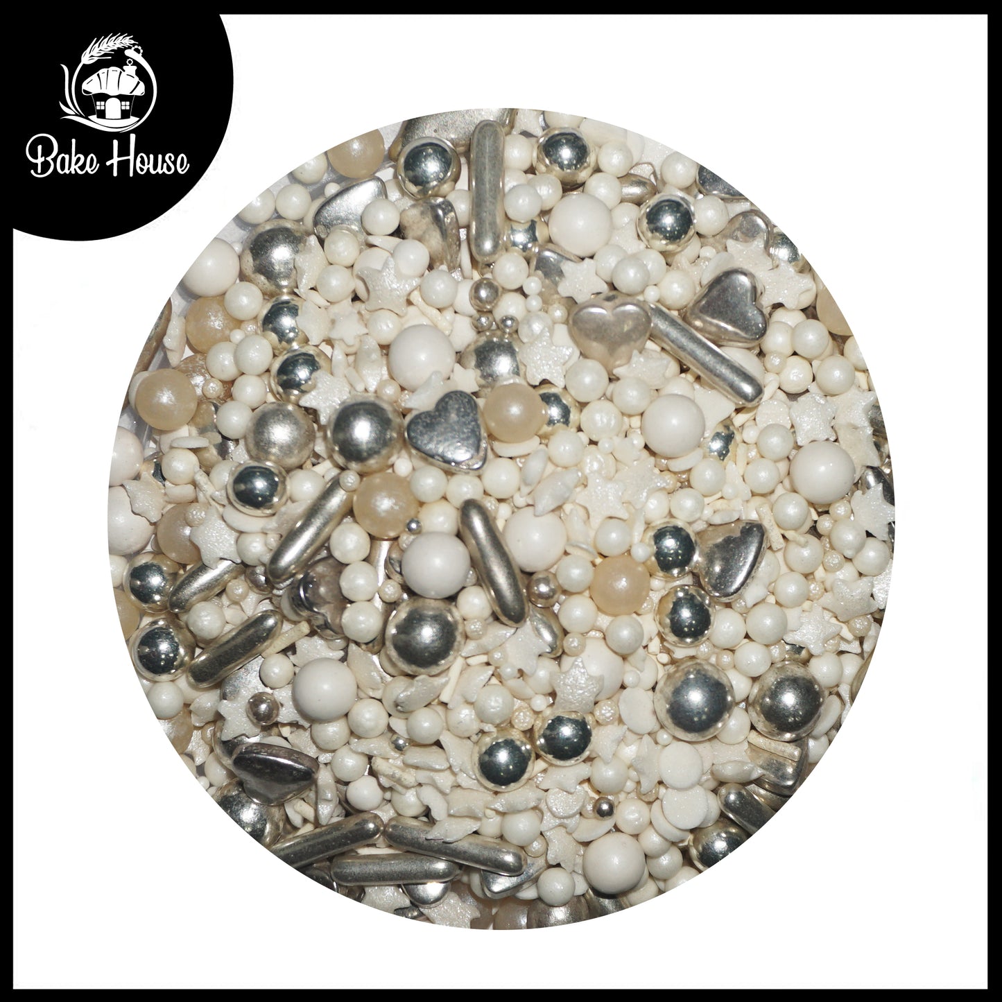 Bake House Silver Shine Mix Sprinkles