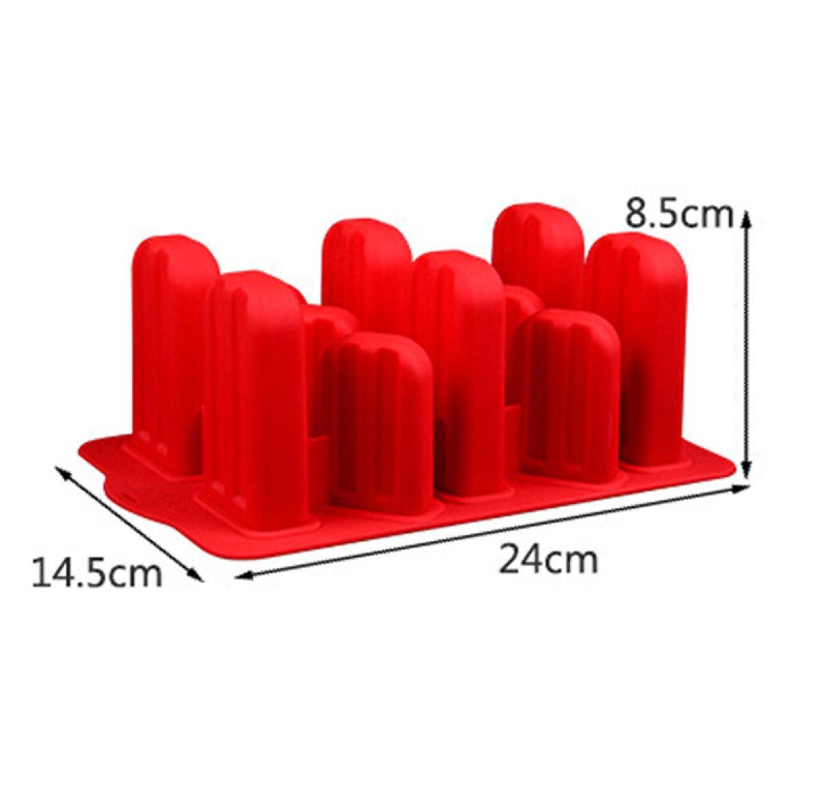 12 Cavity Silicone Ice Popsicle Mold