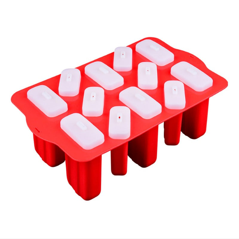 12 Cavity Silicone Ice Popsicle Mold