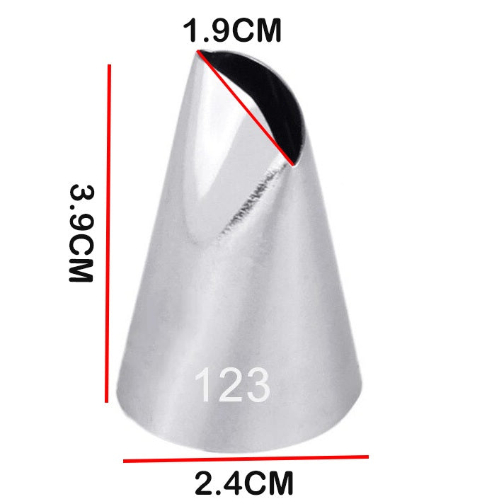 123 Icing Nozzle Stainless Steel