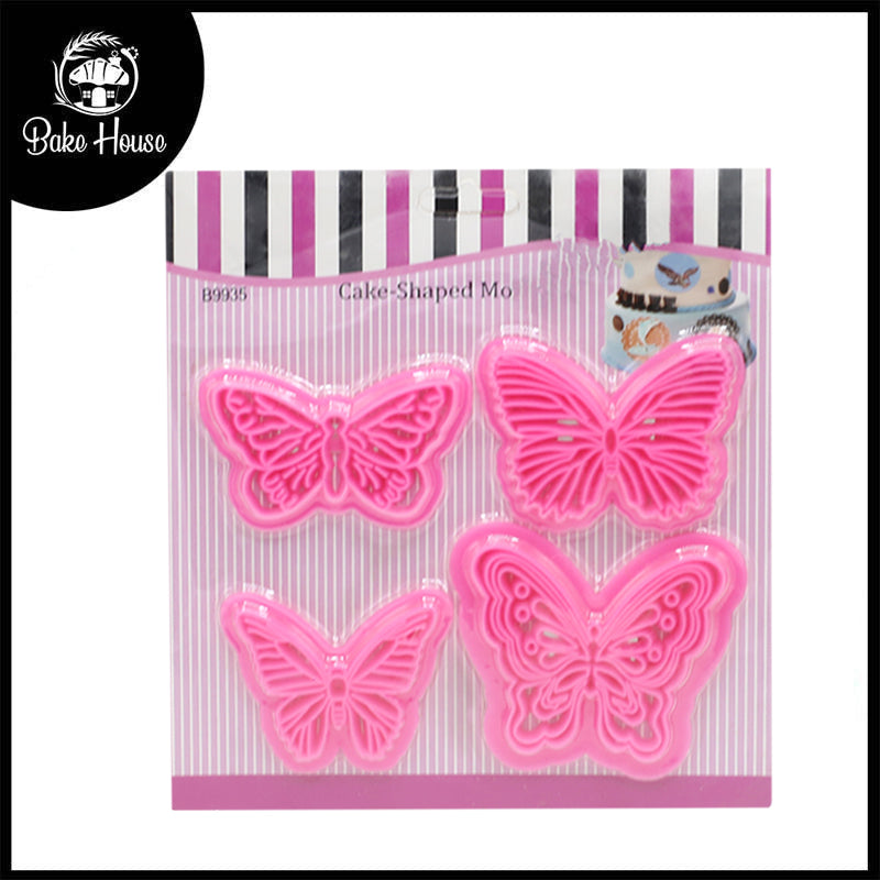 Butterfly Cookie Cutter 4Pcs Set