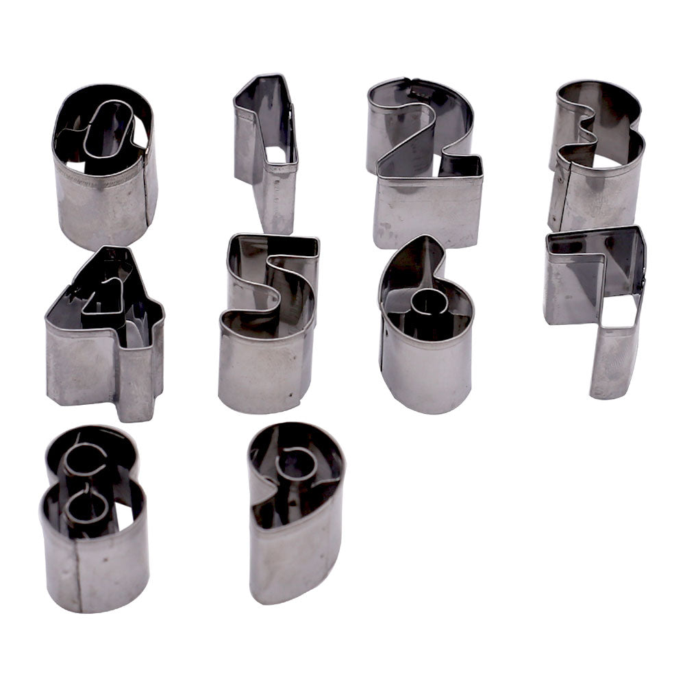 REMI 0 To 9 Numbers Cookie Cutter Stainless Steel