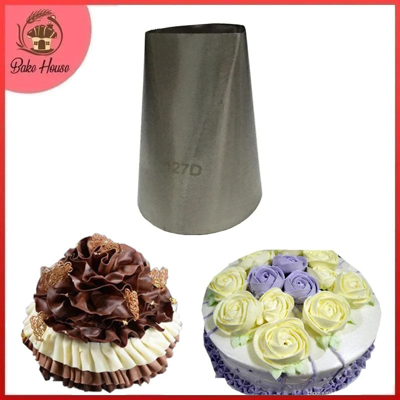 127D Large Size Flower Petal Icing Nozzle Stainless Steel