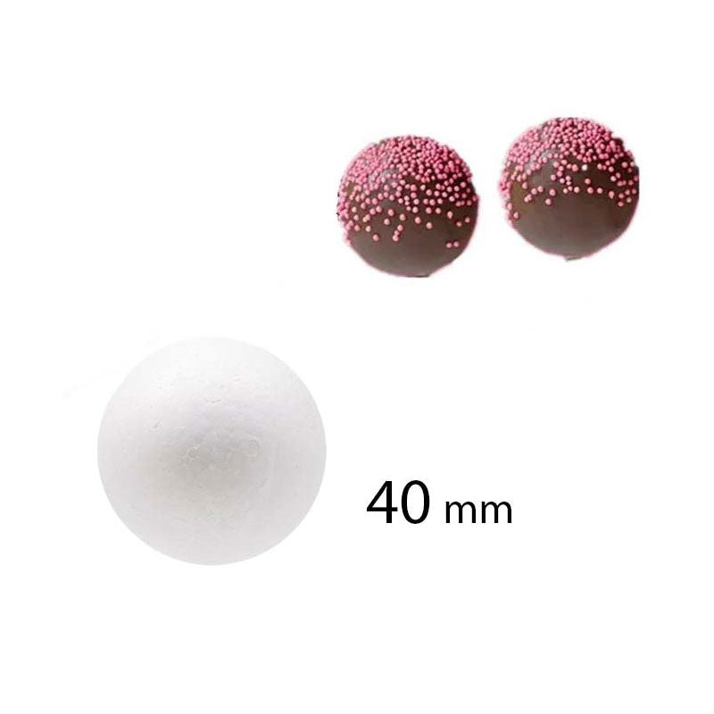 Chocolate Foam Ball 40mm 8Pcs Pack