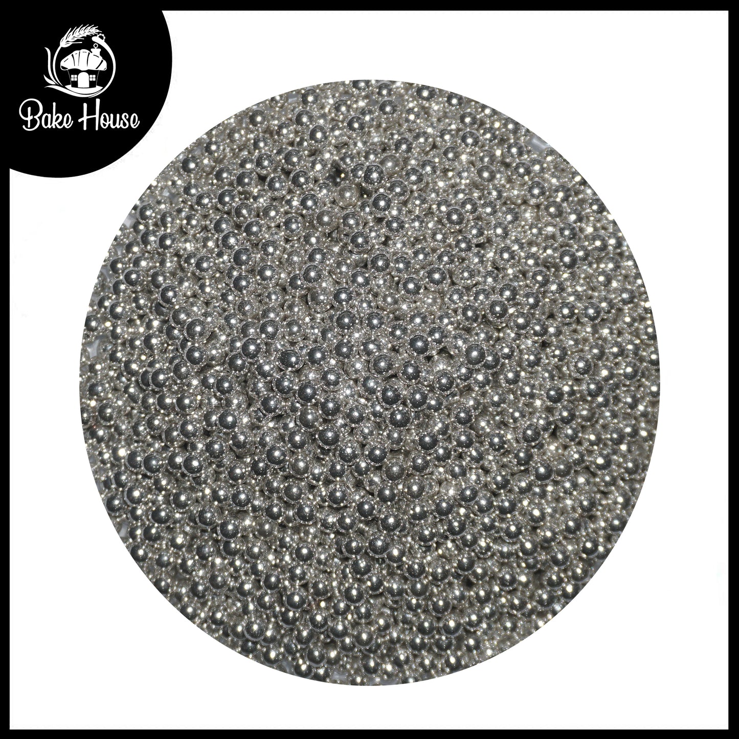 Bake House Silver Metallic Pearl Sprinkles