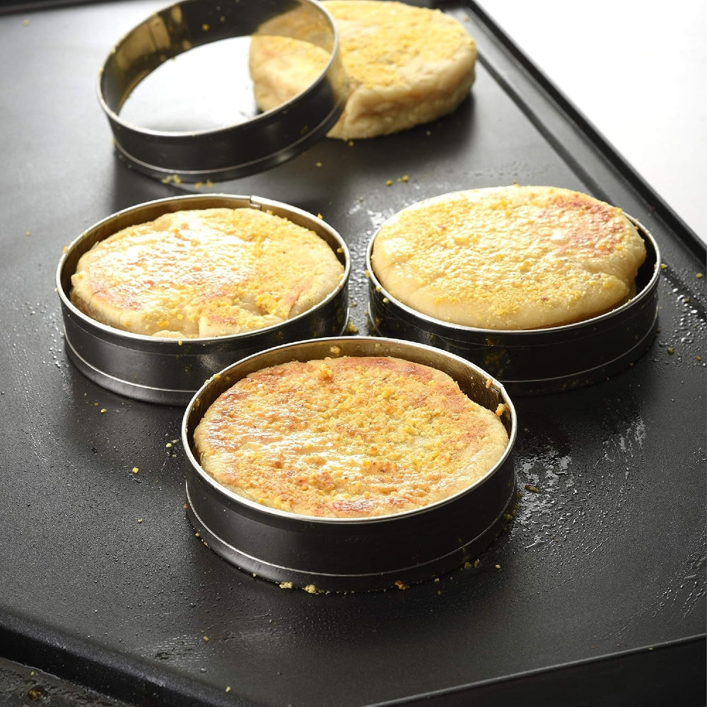 Burger Bun, English Muffin, and Crumpet Making Ring 11.5cm