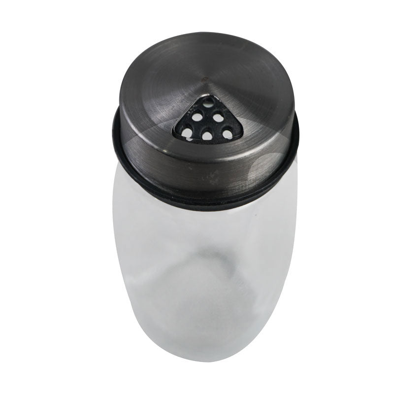 Glass Seasoning Spice Bottle Jars 6 Pcs With Rotating Rack