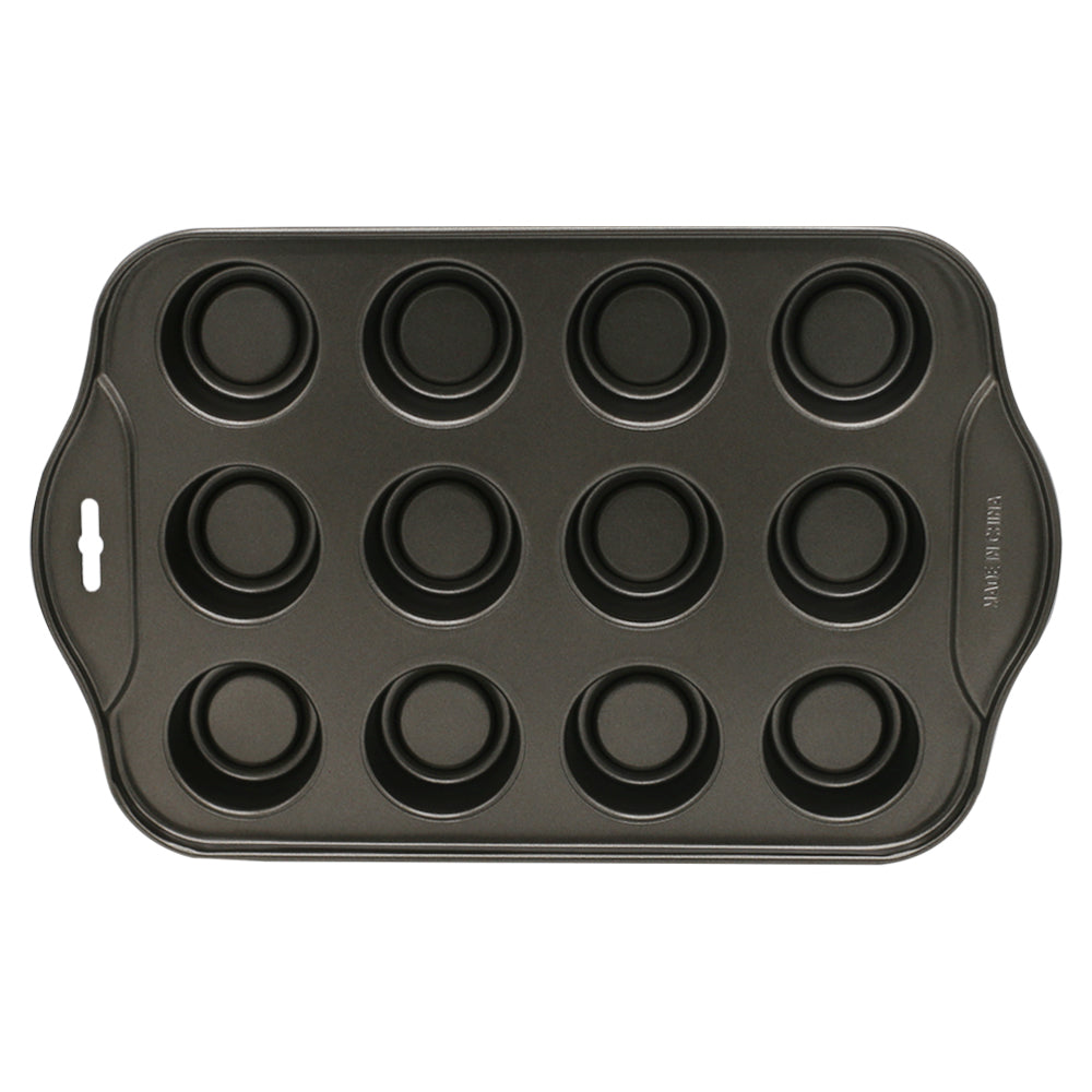 Round Shape Mini Cheese Cake Pan 12 Cavity Non Stick