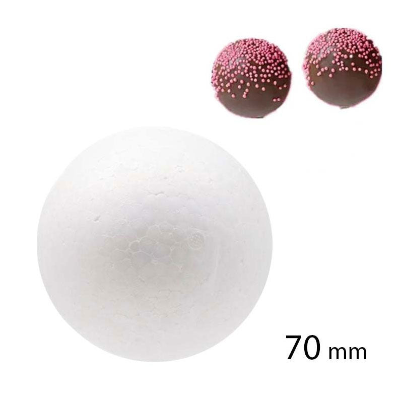 Chocolate Foam Ball 70mm 4Pcs Pack