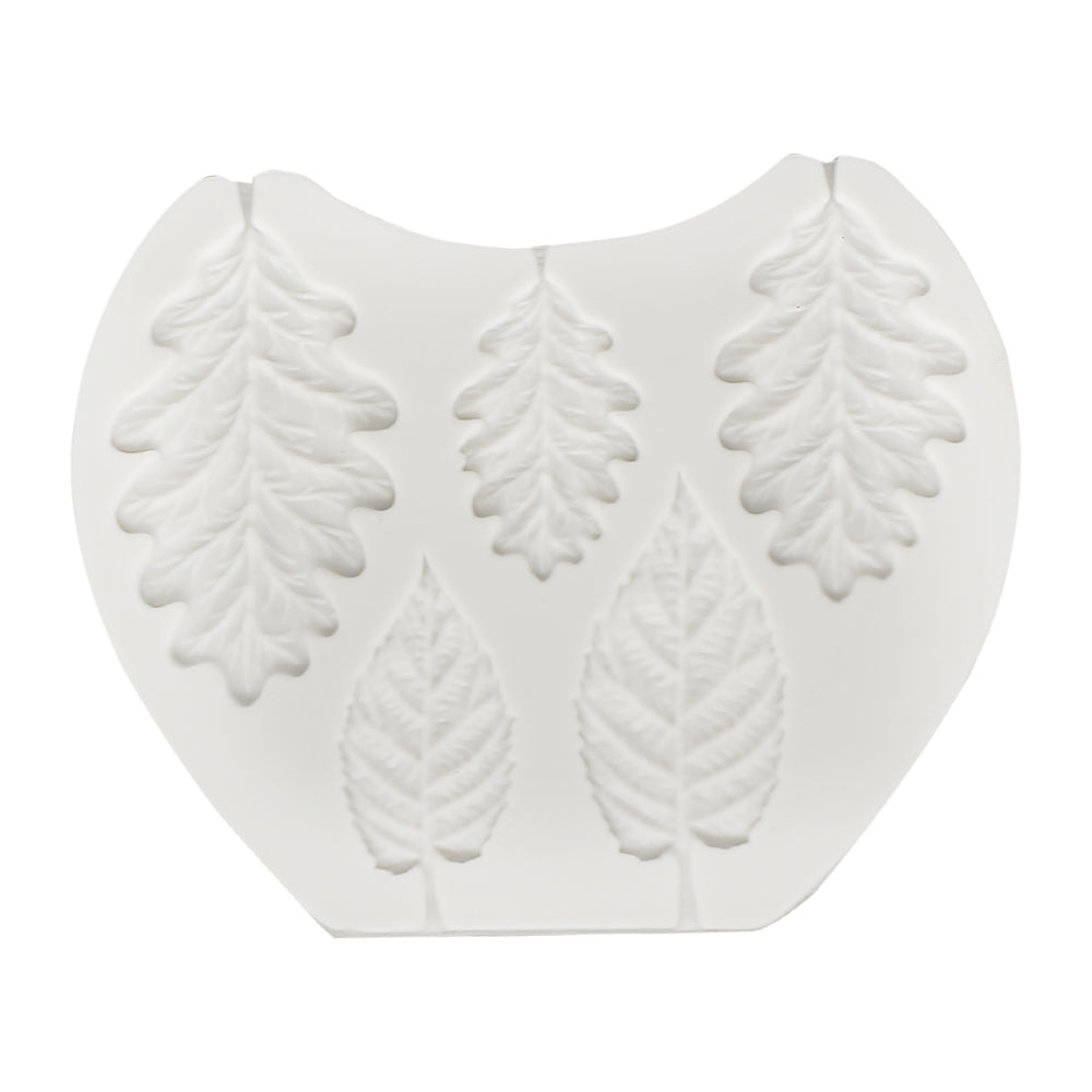 leaf Silicone Fondant Mold 5 Cavity