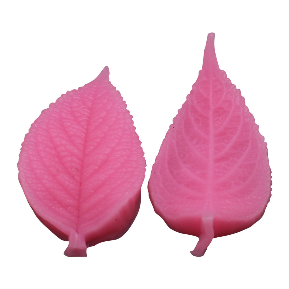 Hydrangea Leaf Silicone Fondant Mold 2 Pcs set