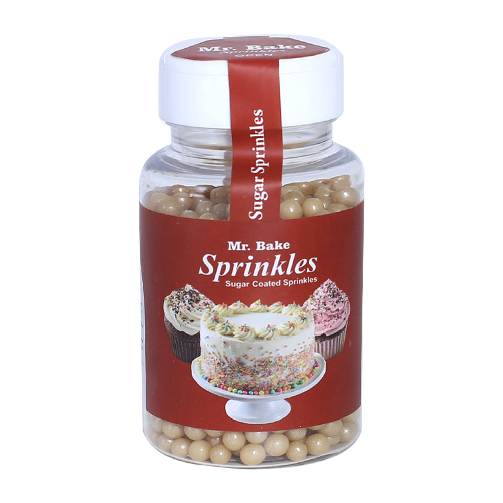 MR Bake Ivory Pearls Sprinkles – 90g Jar