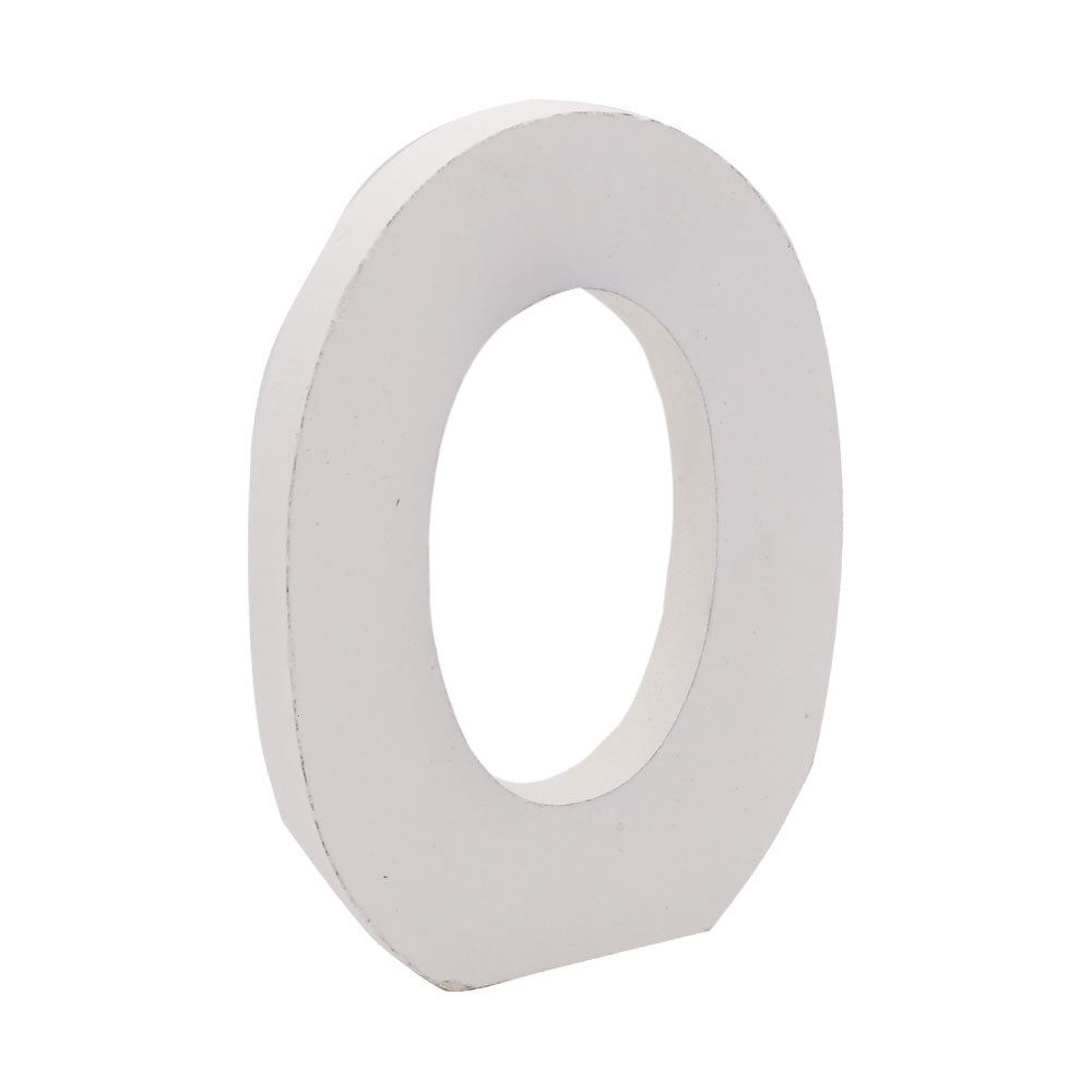Freestanding Wooden Uppercase Alphabet O