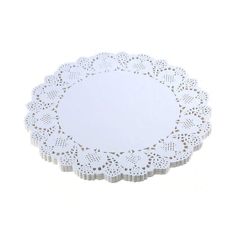 Round Shape Doilies Paper 50Pcs Pack 20.5CM