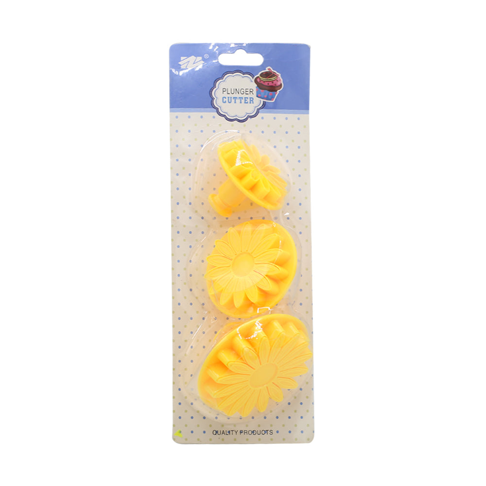 Extra Large Sunflower Fondant Plunger Cutter 3Pcs Set