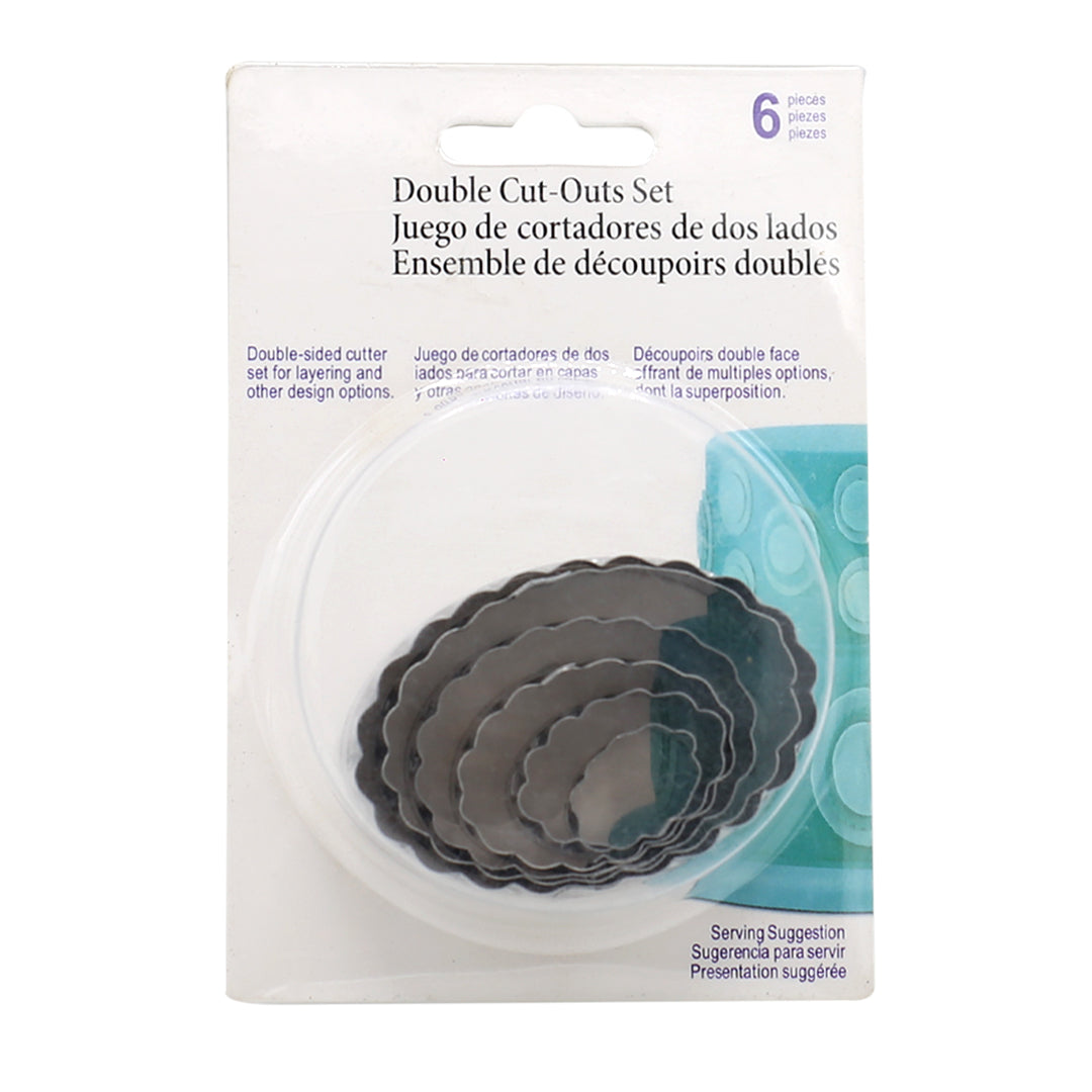 Curved Oval Shape Cookie Cutter 6Pcs Set