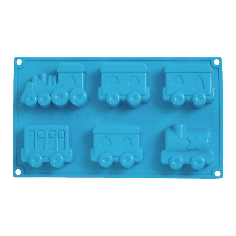 Train Silicone Baking Mold 6 Cavity