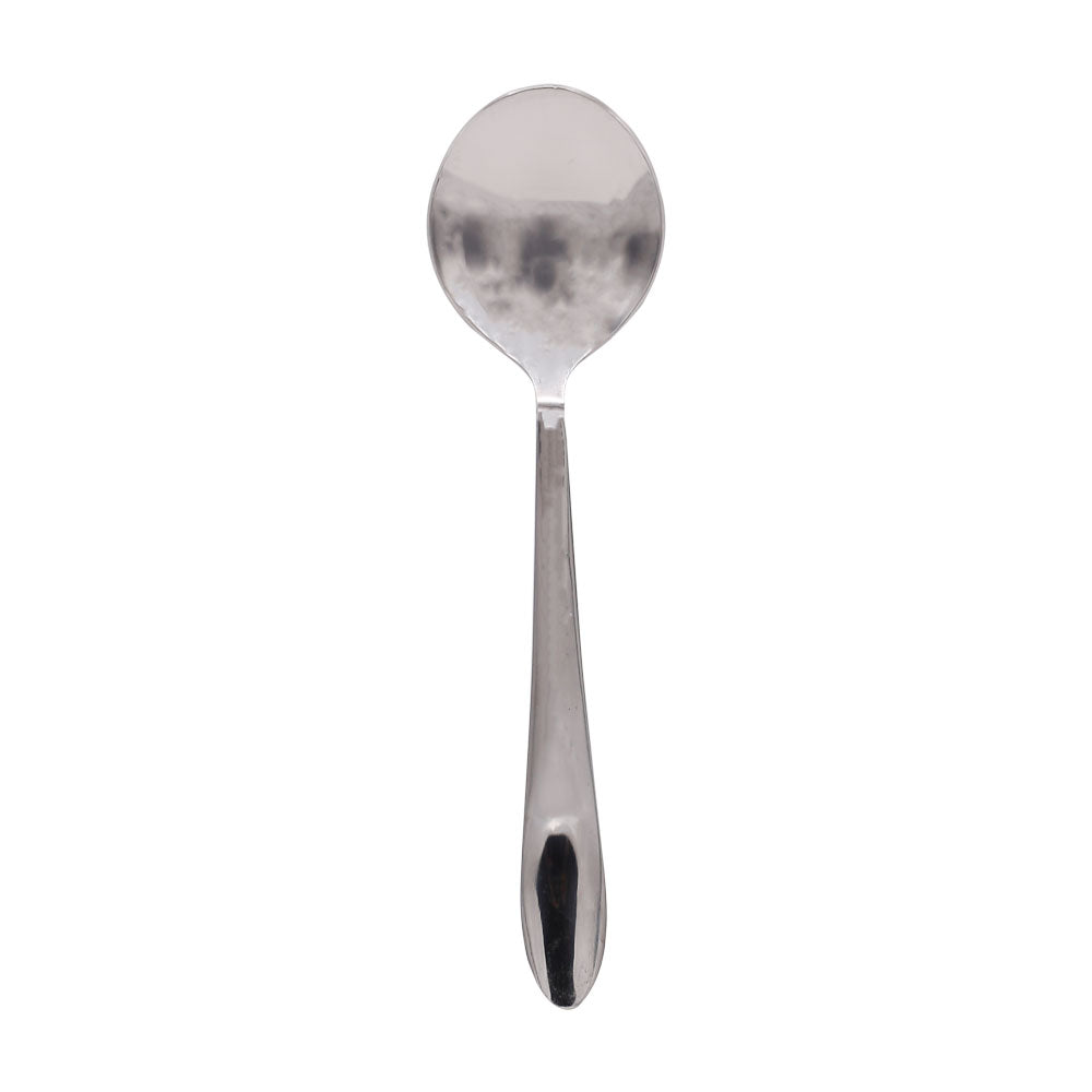 Round Shape Stainless Steel Serving Spoon 2Pcs Set