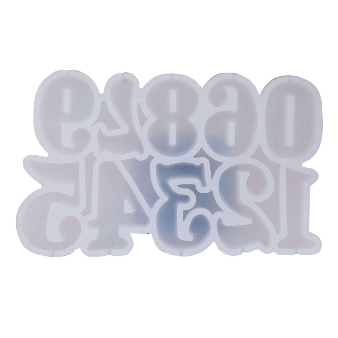 0 To 9 Numbers Silicone Lollipop Mold