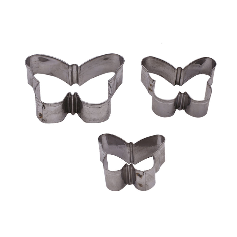 Butterfly Cookie Cutter Stainless Steel 3Pcs Set
