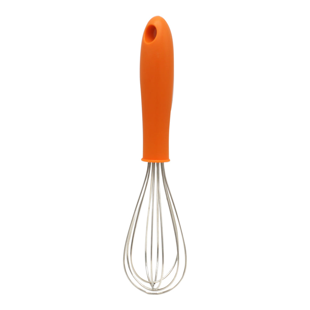 Stainless Steel Hand Whisk With Plastic Handle 10 Inch