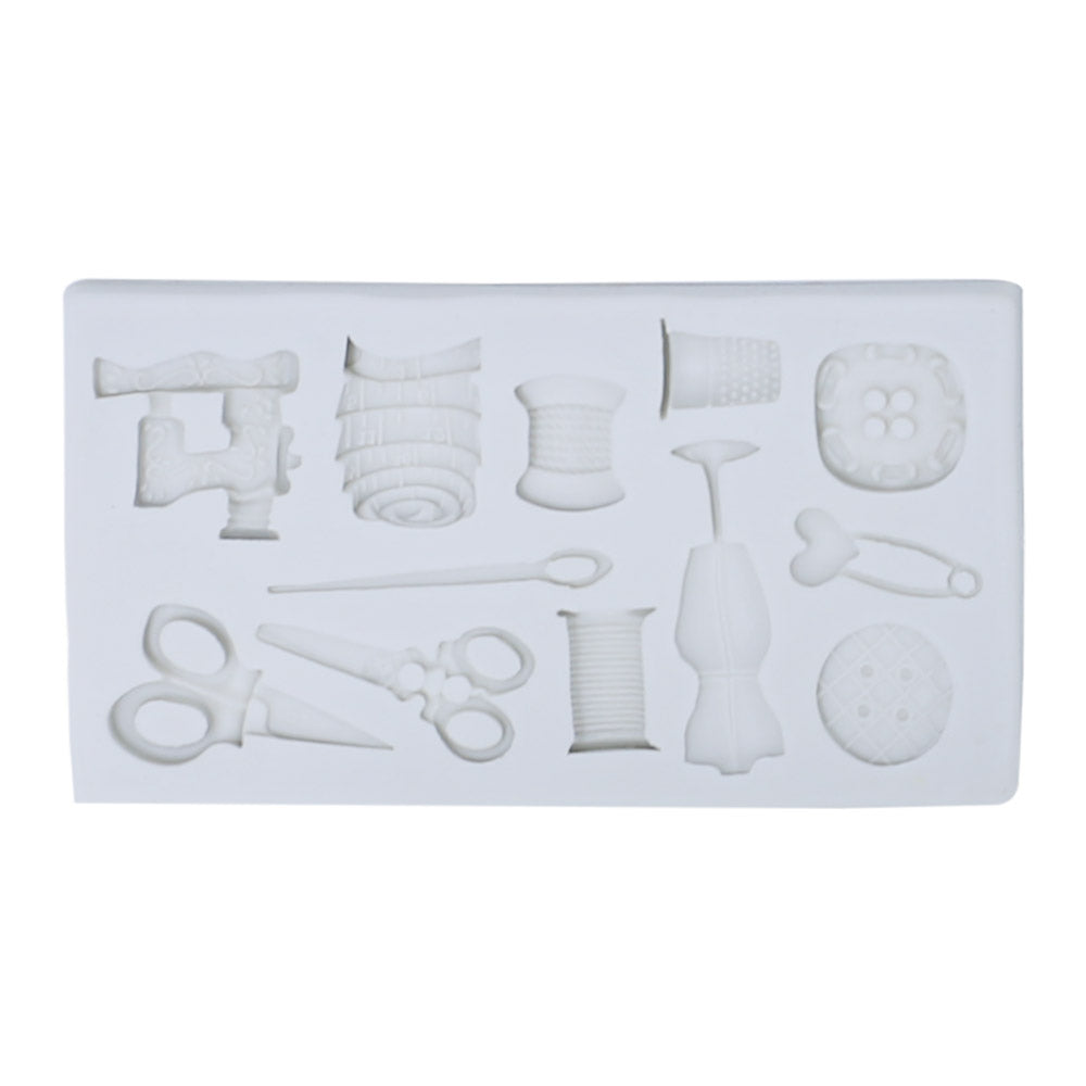 Tailor Accessories Silicone Fondant Mold 12 Cavity