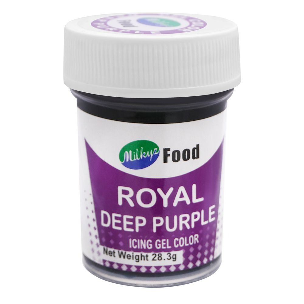 Milkyz Food Royal Gel Icing Color Deep Purple