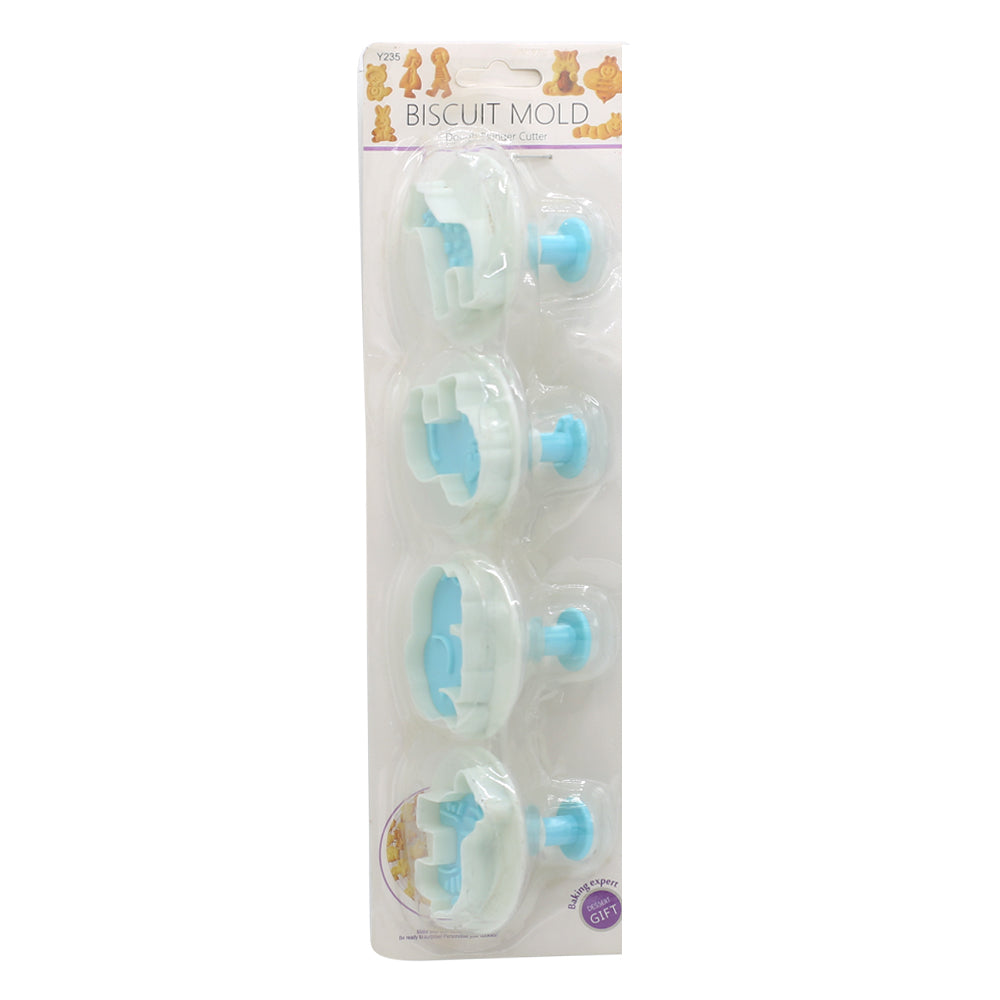 Animal Plunger Cutter 4Pcs Set