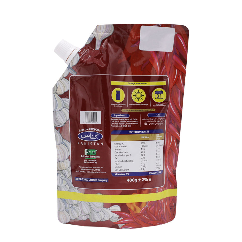 Kanas Chili Garlic Sauce Spiced Garlic 400g