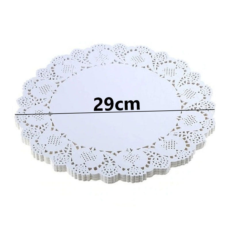 Round Shape Doilies Paper 24Pcs Pack 29CM