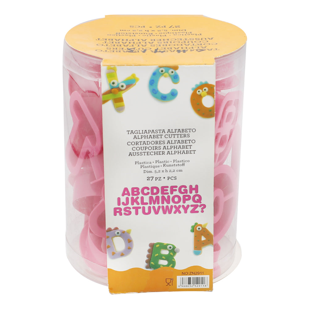 Big Uppercase Alphabet Cutters 27pcs Set