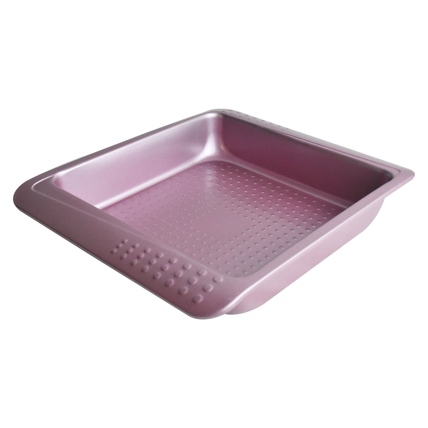 Non Stick Pink Square Baking Pan 8Inch