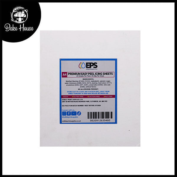EPS Edible Frosting Sheet 25Pcs Pack