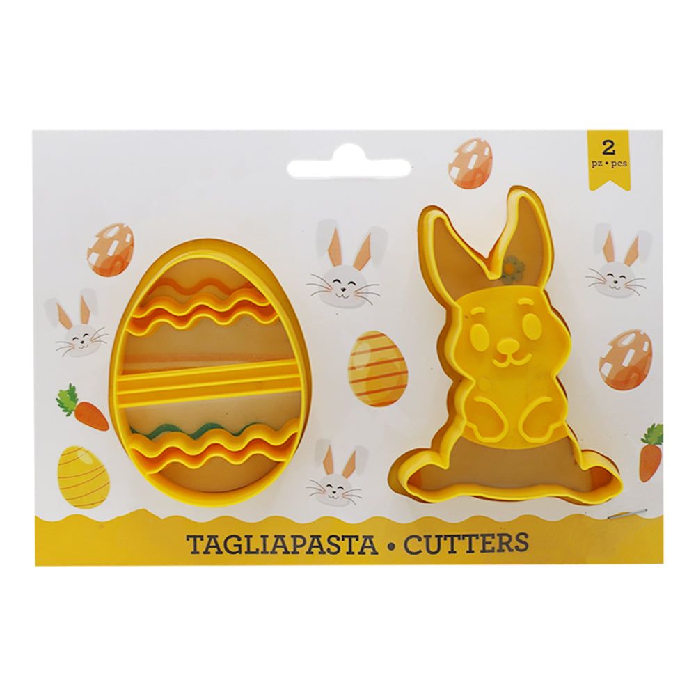 Rabbit And Egg Cookie Cutter 2pcs Set