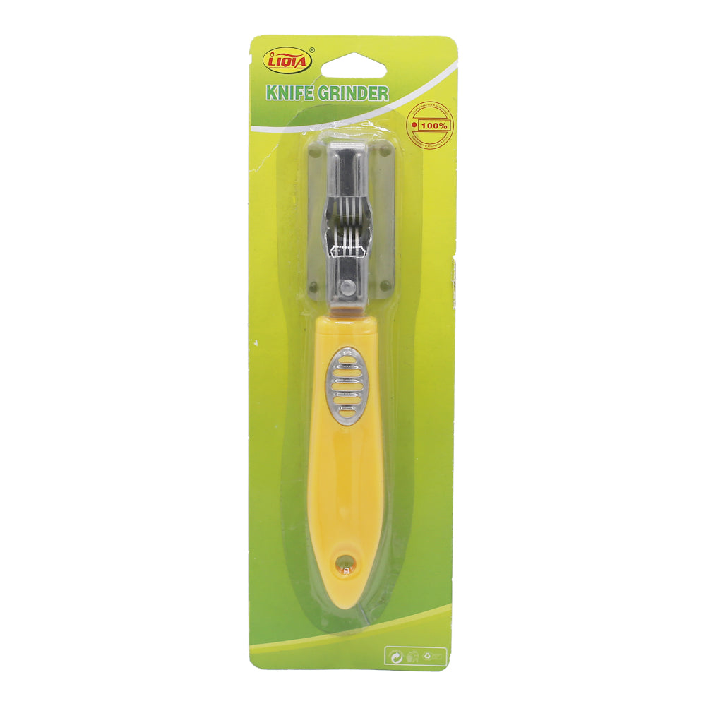 Knife Sharpener Grinder Steel With Plastic Handle