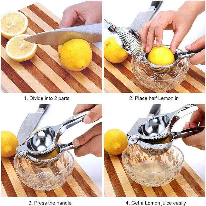 SHENGAYA Lemon Squeezer Stainless Steel