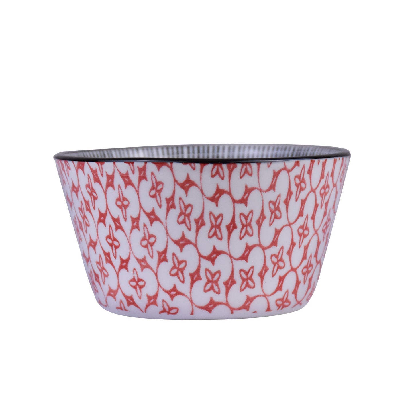 Danny Home Porcelain Black Dotline Small Bowl