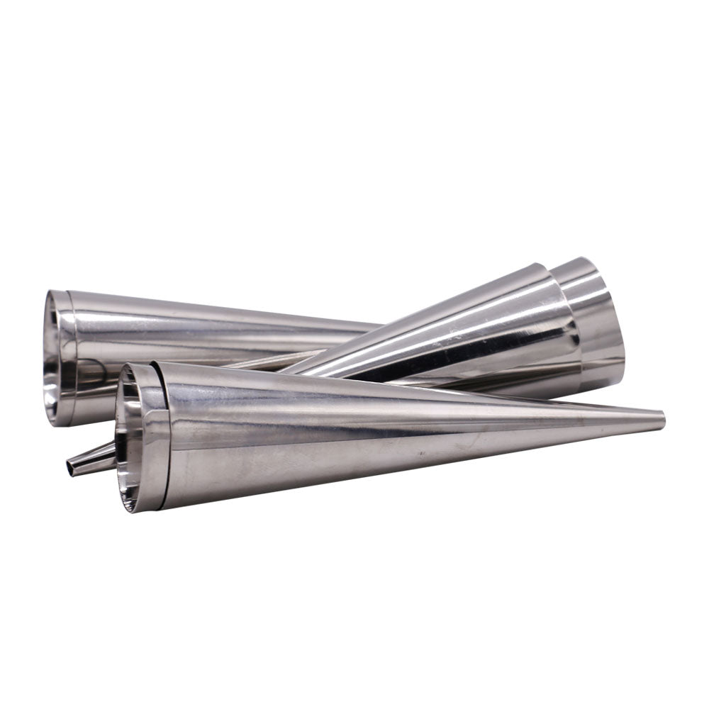 Cream Roll Cones Medium 6Pcs Set Stainless Steel