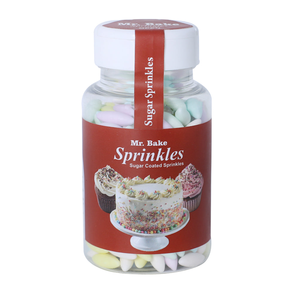 MR Bake Confetti Egg Mix Sprinkles (Multicolor) – 90g Jar