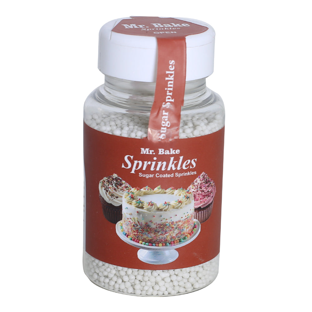 MR Bake Mini White Pearl- 90g Jar