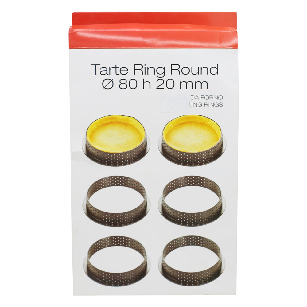 Round Tart Ringt 6pcs Set Plastic