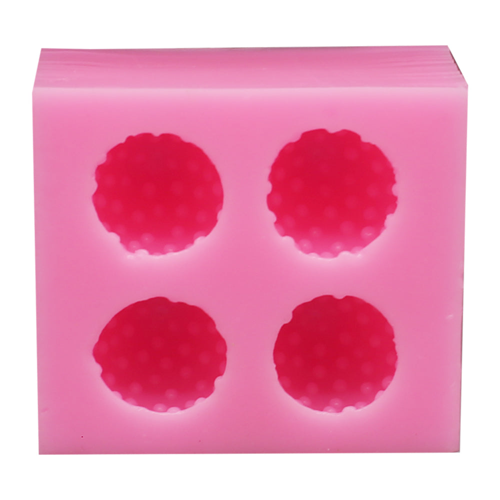 Strawberry Silicone Fondant Mold 4 Cavity