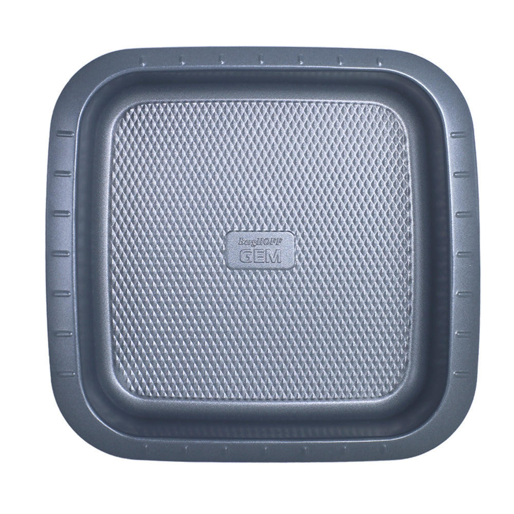 BergHOFF Non-Stick Square Cake Pan With Textured Bottom (8.5 x 8.5)Inch (Grey)