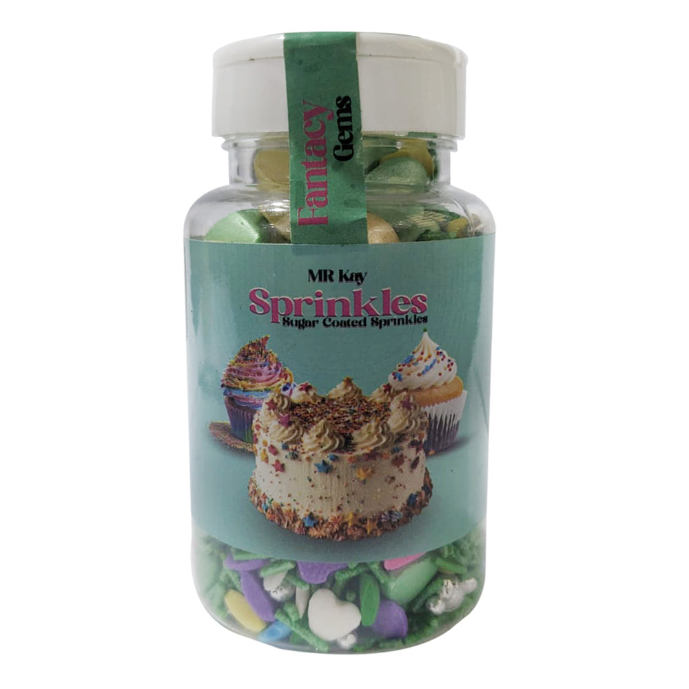 MR Kay Fantasy Gems Sprinkles – Mix Color (Mix Size) – 90g Jar