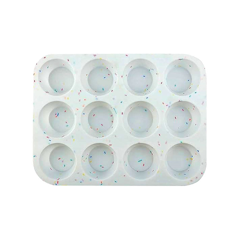 Silicone Cupcake And Muffin Baking Tray 12 Cavity
