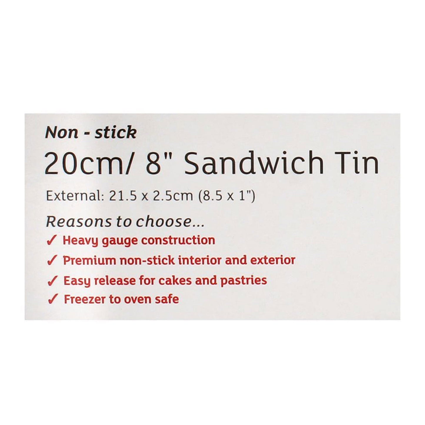Prestige BakeMaster Sandwich Tin Non Stick