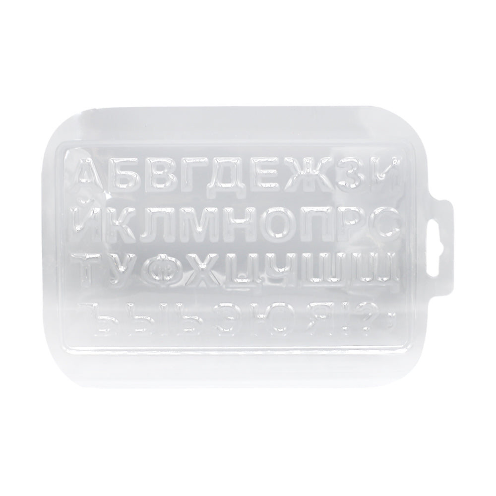 Alphabet Acrylic And Chocolate Mold 36 Cavity