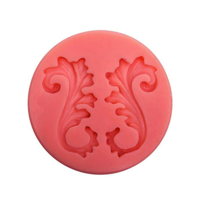 2 Side Cake Border Silicone Fondant Mold